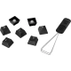 HyperX PBT Keycaps - (US) (519P1AA#ABA) black