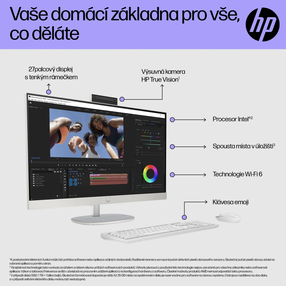 HP 27-cr0005nc, černá