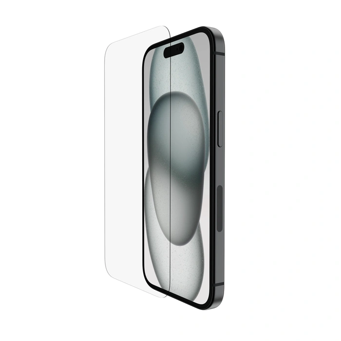 Belkin SCREENFORCE UltraGlass2 Anti-Microbial for iPhone 15 / iPhone 14 Pro