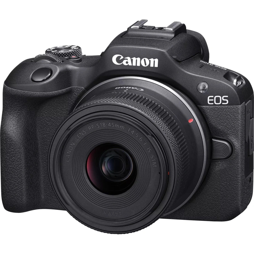 Canon EOS R100 + RF-S 18–45MM IS STM + RF-S 55-210MM F5-7.1 IS STM EU26