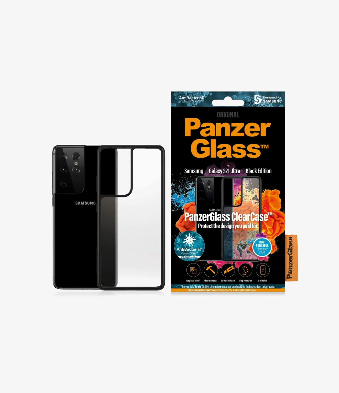 PG ClearCase Sam Galaxy S21 Ultra, Black