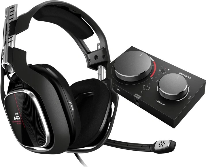 Logitech Astro A40 TR + MixAmp Pro TR, černá/červená 