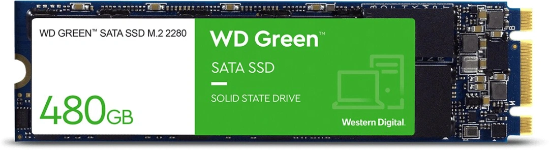 WD SSD Green, M.2 - 480GB