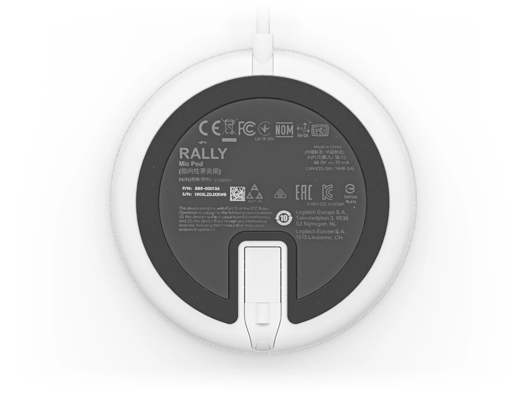 Logitech RallyMicPod acc f/Rally UltraHD ConfCall