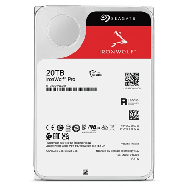 Seagate IronWolf Pro 20TB 2Tb  (ST20000NT001)