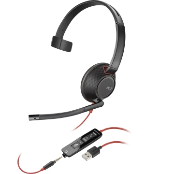 POLY Monaurální headset Poly Blackwire 5210 USB-A