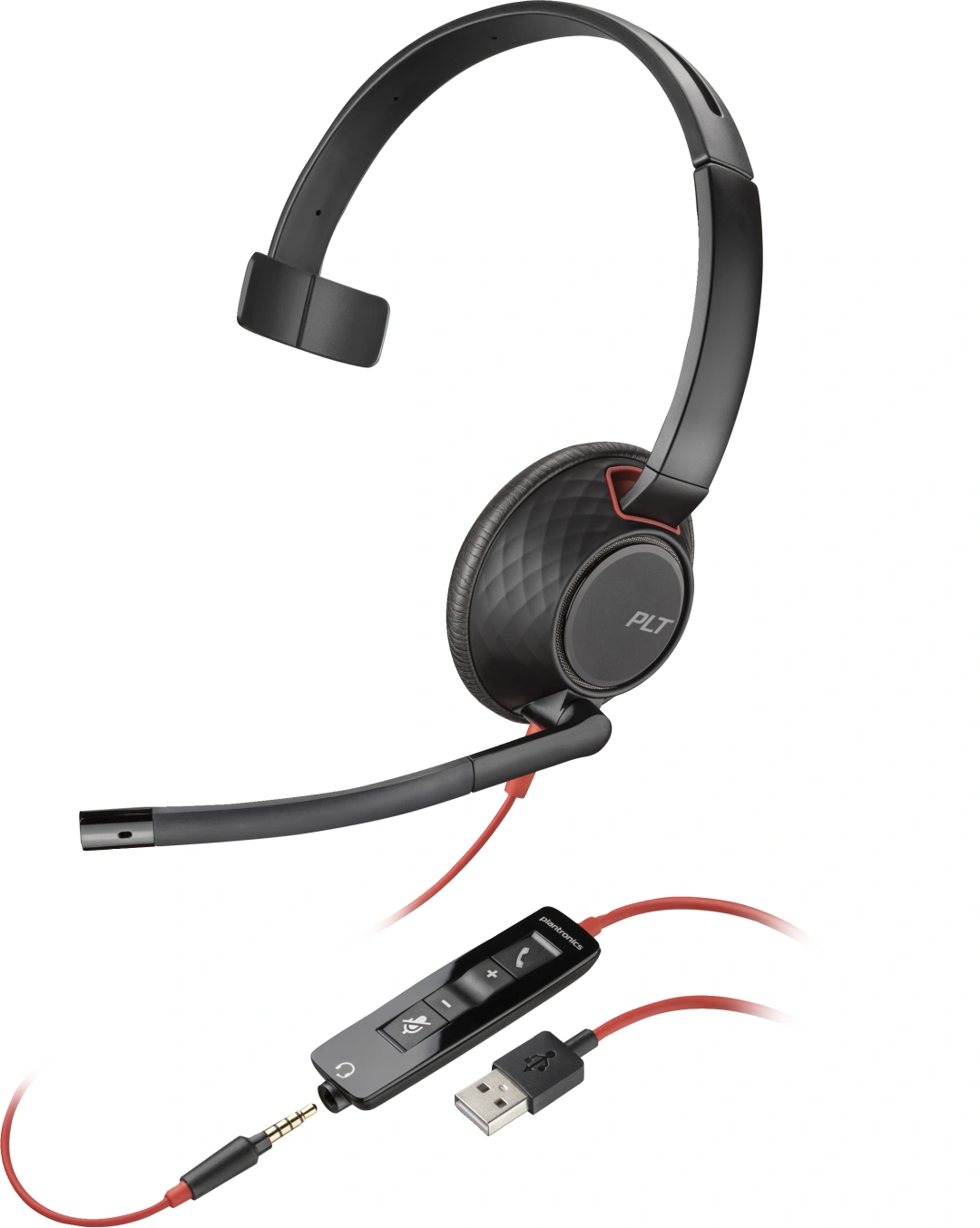 POLY Monaurální headset Poly Blackwire 5210 USB-A