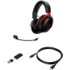 HyperX Cloud III Wireless, černá/červená