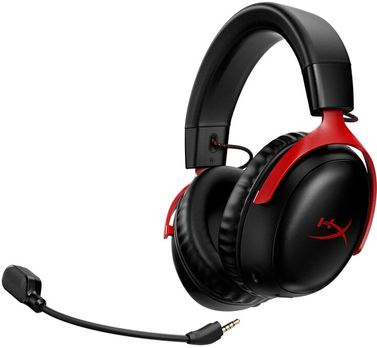 HyperX Cloud III Wireless, černá/červená