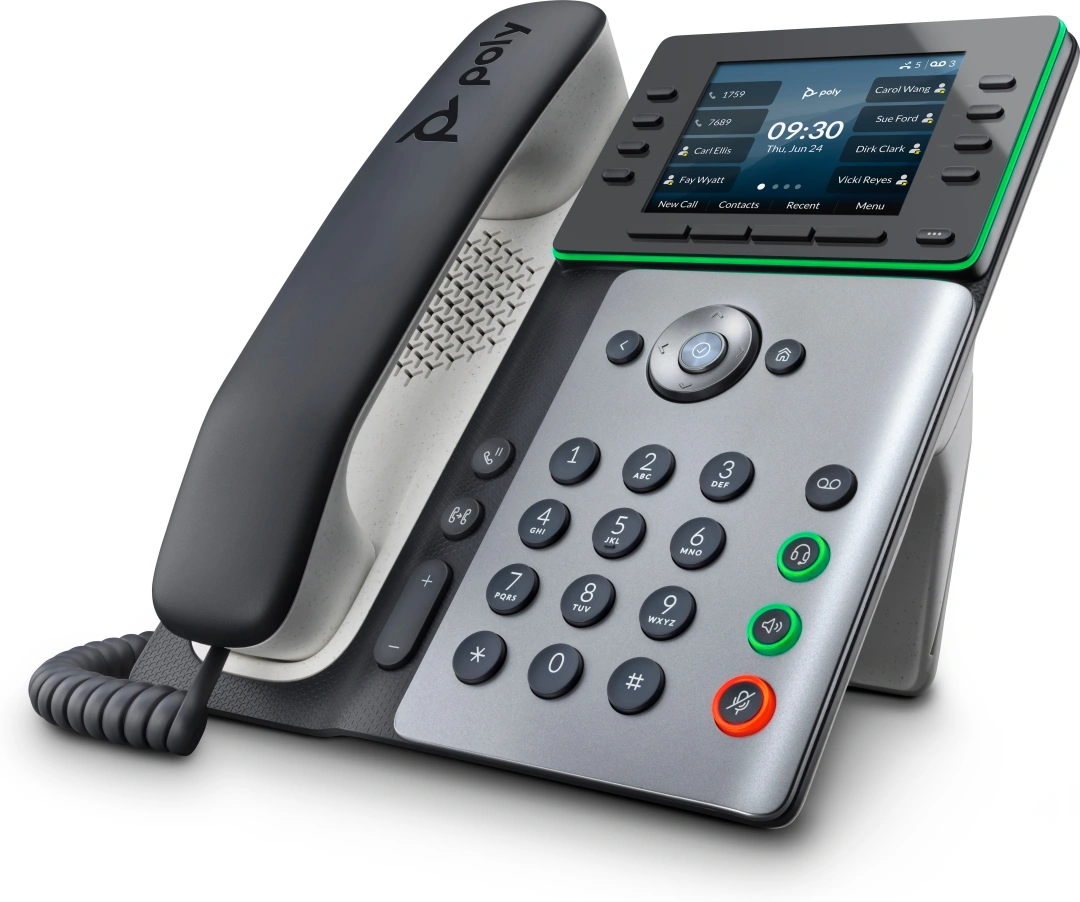 POLY IP telefon Poly Edge E350 s podporou technologie PoE