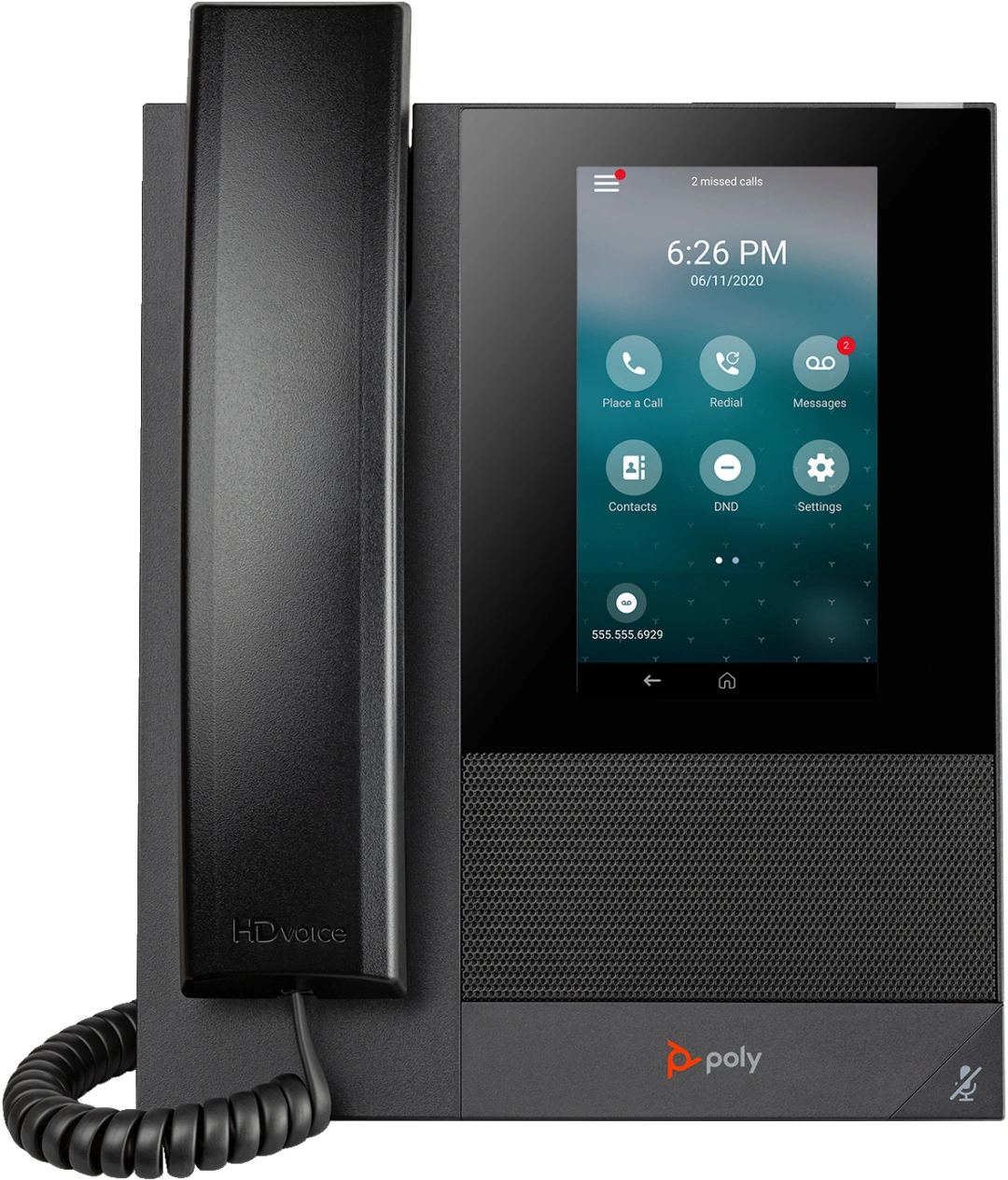 POLY Firemní multimediální telefon Poly CCX 400 s protokolem Open SIP a podporou technologie PoE