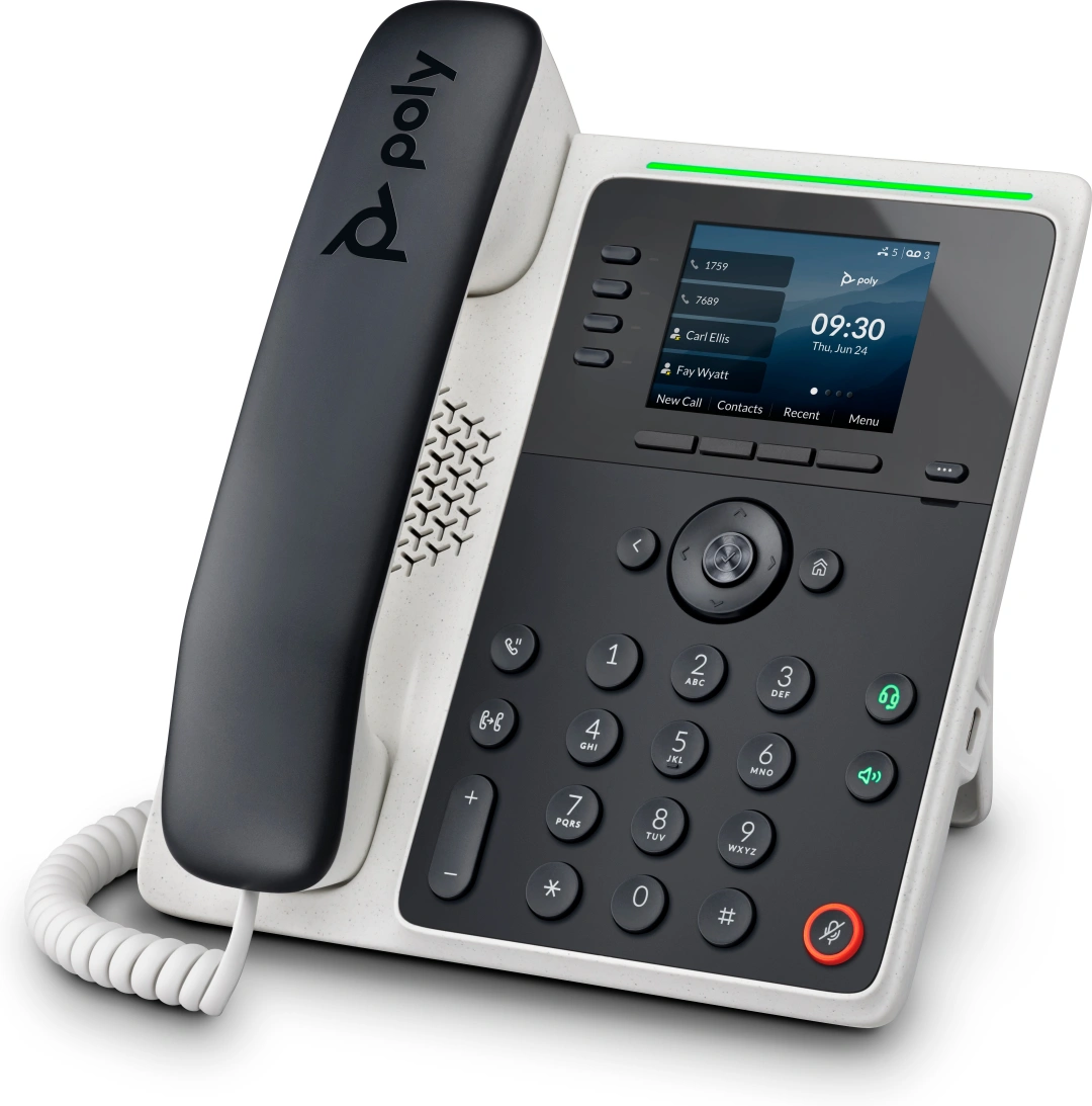 POLY IP telefon Poly Edge E220 s podporou technologie PoE