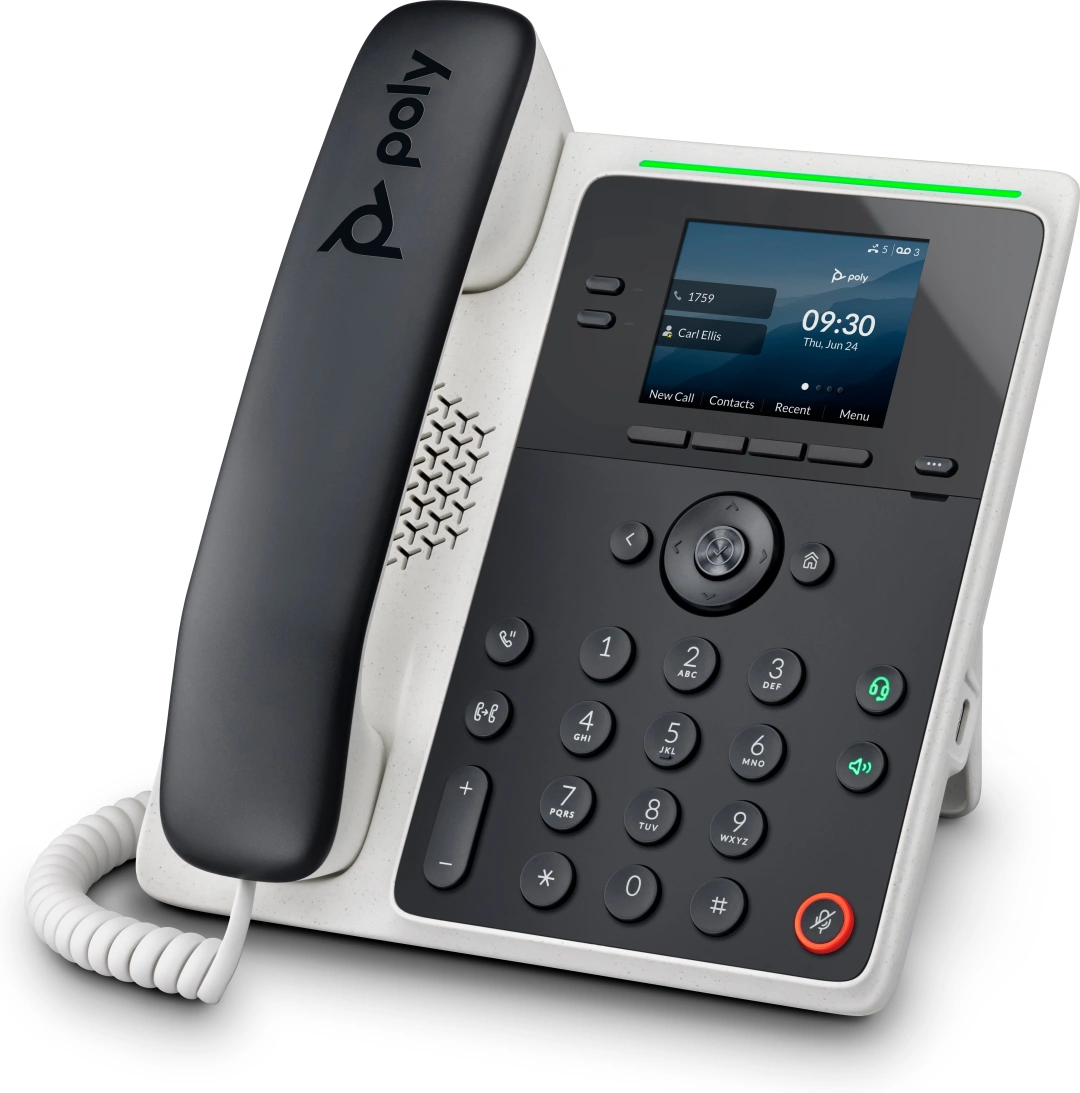 POLY IP telefon Poly Edge E100 s podporou technologie PoE