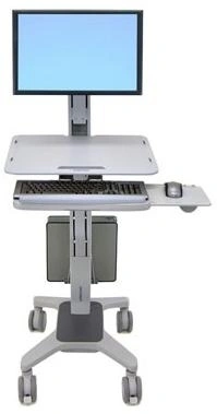 Ergotron WorkFit C-Mod, Single Display Sit-Stand Workstation