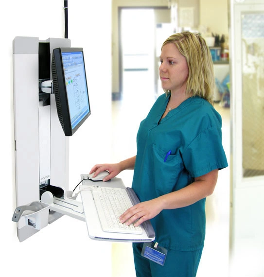 Ergotron StyleView Vertical Lift, Patient Room