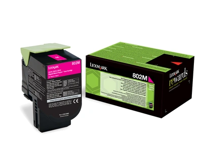 Lexmark 80C20M0, magenta, return