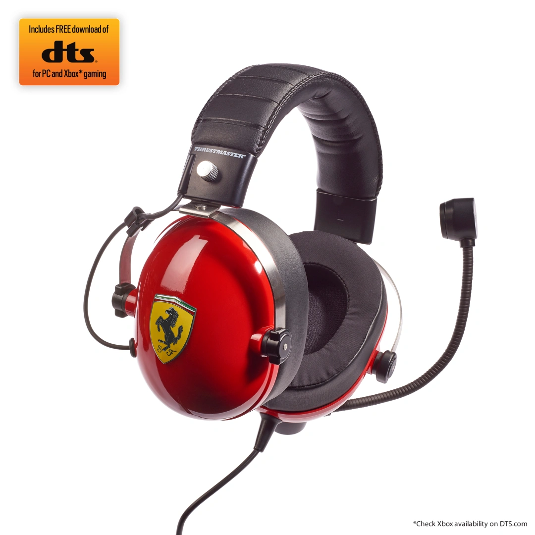 Thrustmaster T.Racing Scuderia Ferrari Edition-DTS, černá/červená