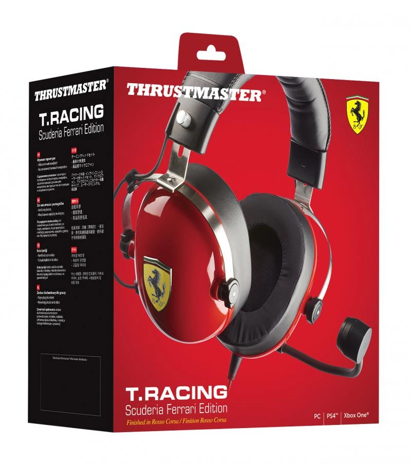 Thrustmaster T.Racing Scuderia Ferrari Edition-DTS, černá/červená