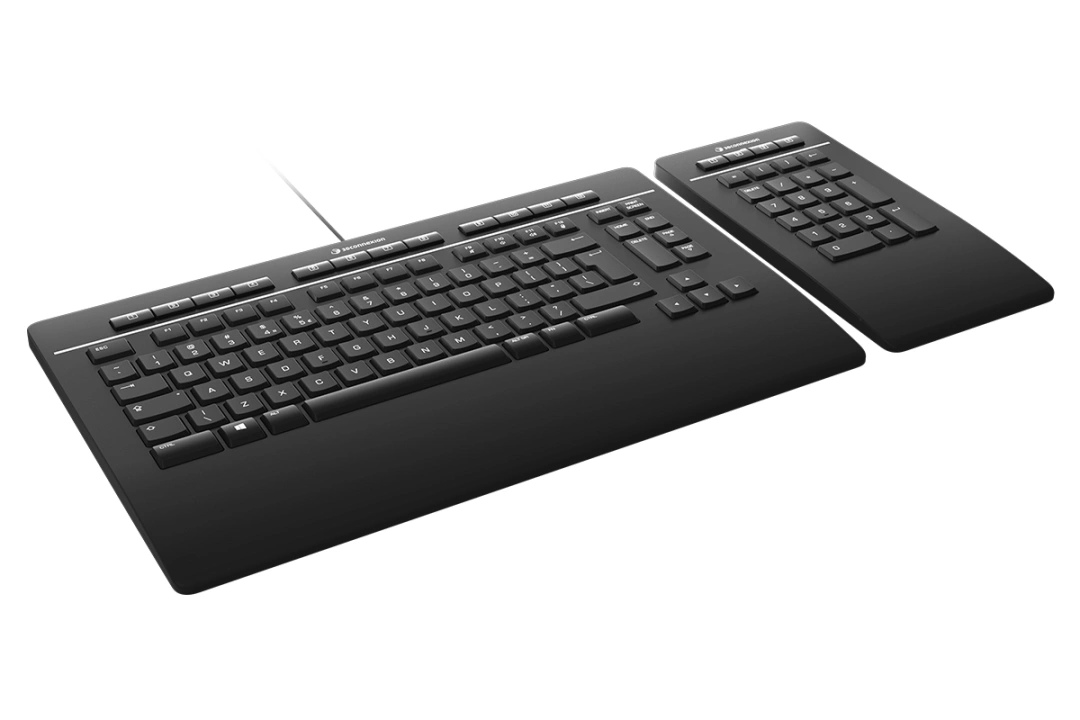 3Dconnexion Keyboard Pro s Numpad, US/INT, QWERTY