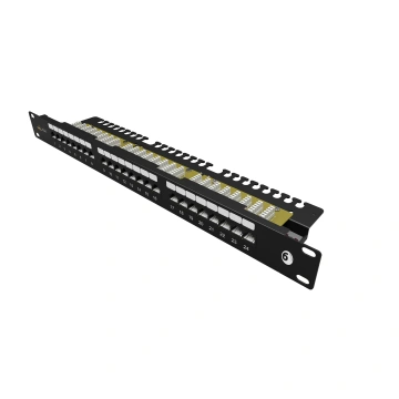 Solarix 19 Patch panel UTP 24xRJ45 CAT6 UTP 1U