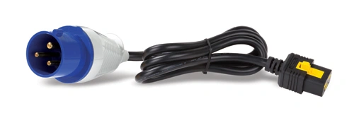 APC - Elektrický kabel - IEC 60309 16A (M) do IEC 60320 C19 - 16 A - 3 m - opatřený západkou - černá
