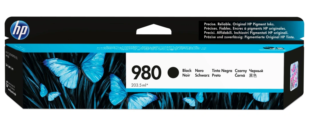 HP 980 Černá originální inkoustová kazeta