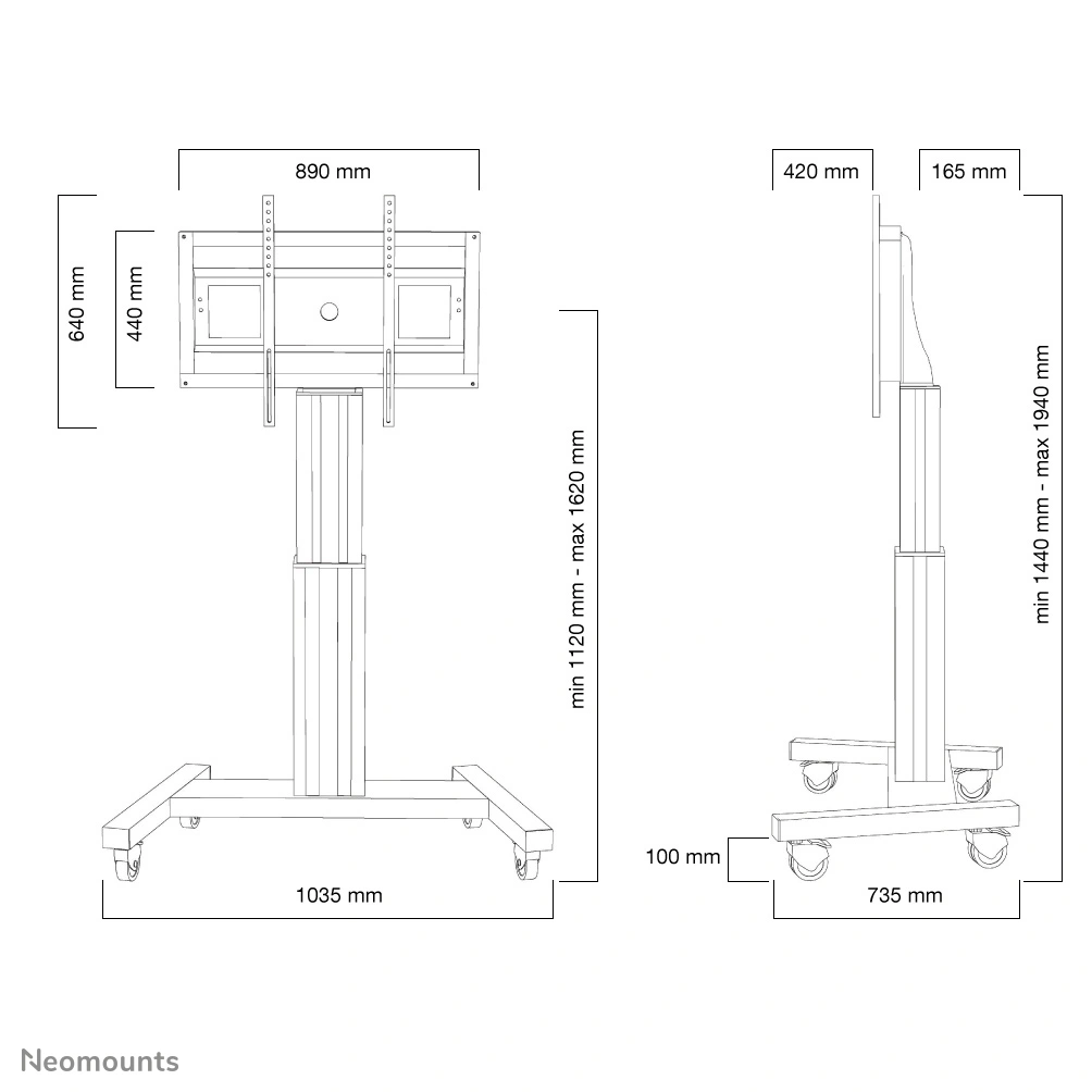 Neomounts PLASMA-M2500BLACK