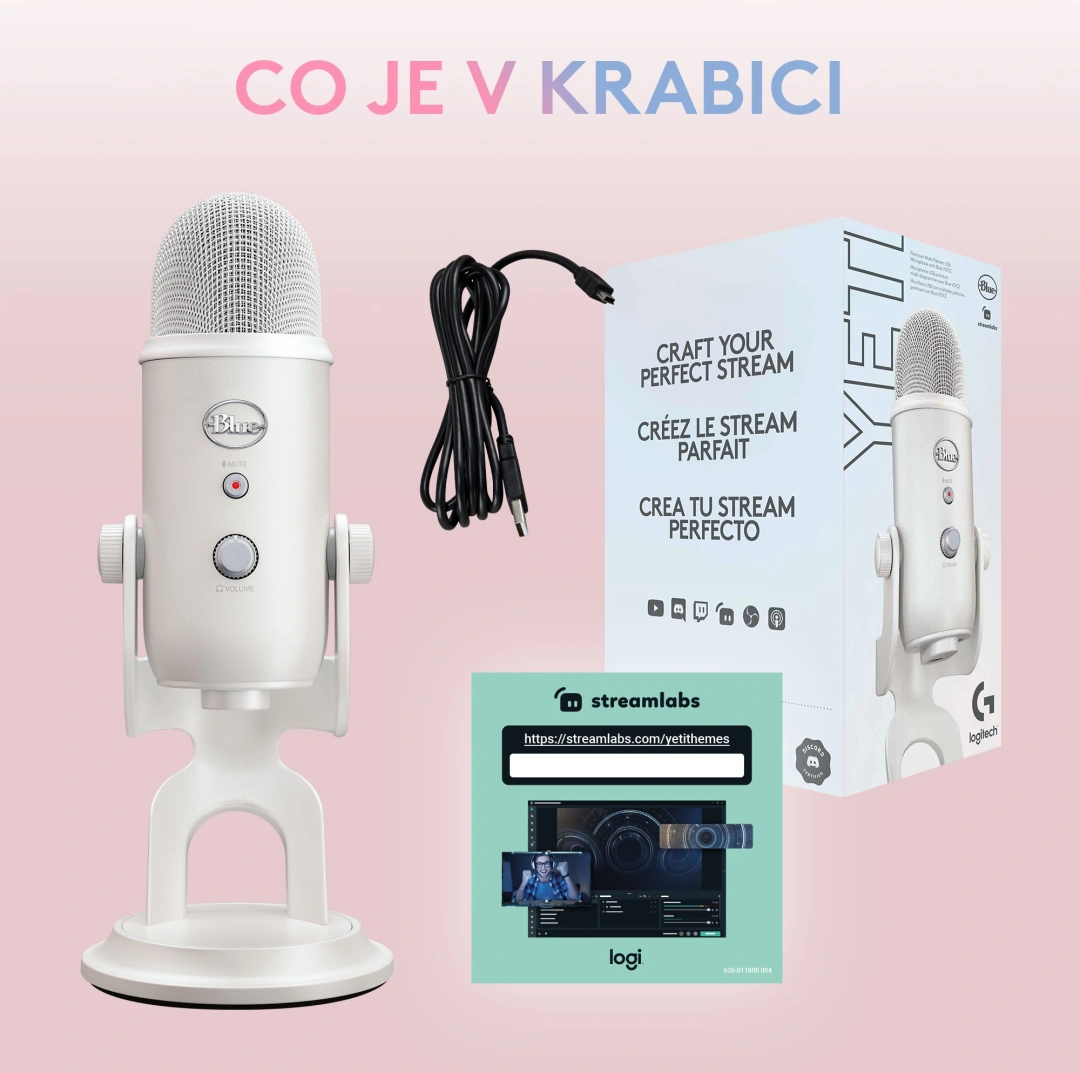 Blue Yeti Aurora Collection, bílý