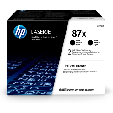 Toner HP 87X, 2x 18 000 pages, 2-pack (CF287XD) black